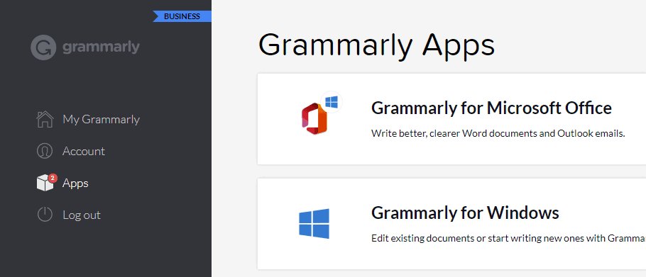 grammarly for outlook app