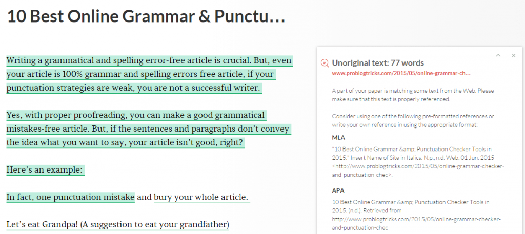 best 100 free grammar checker online