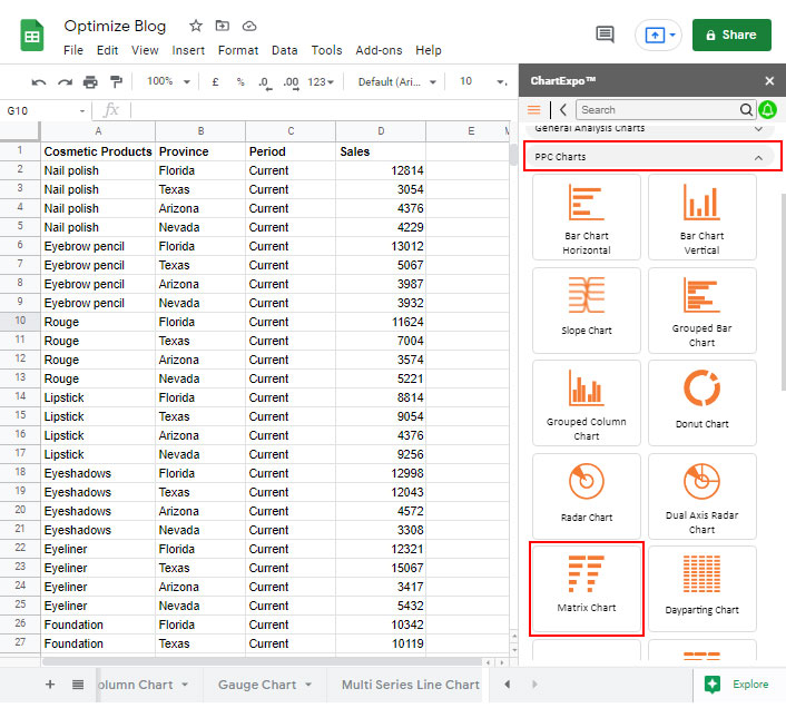 Bagaimana Cara Membuat Bagan Perbandingan Di Google Sheets? - Affde ...