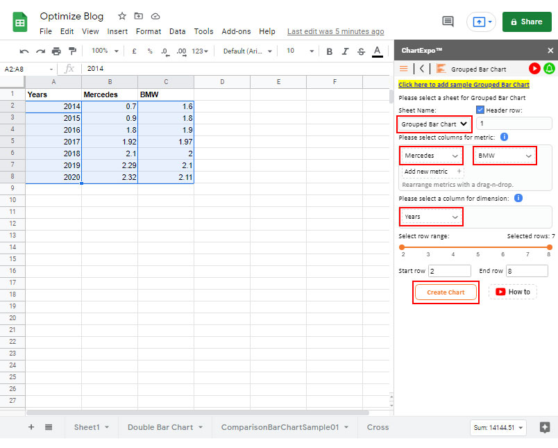 Bagaimana Cara Membuat Bagan Perbandingan Di Google Sheets? - Affde ...