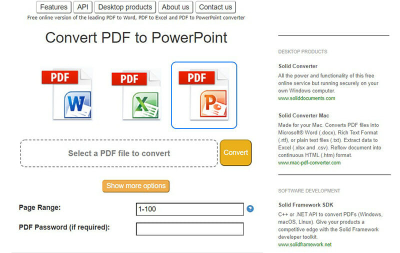 free stand alone convert pdf to ppt