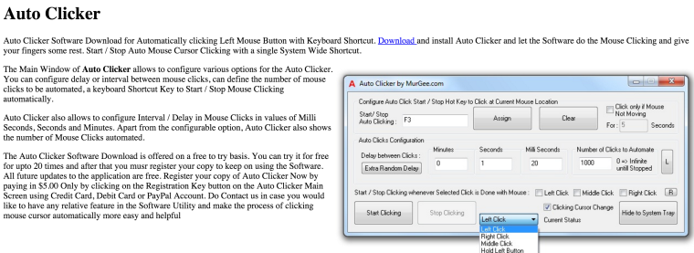 murgee random interval auto clicker