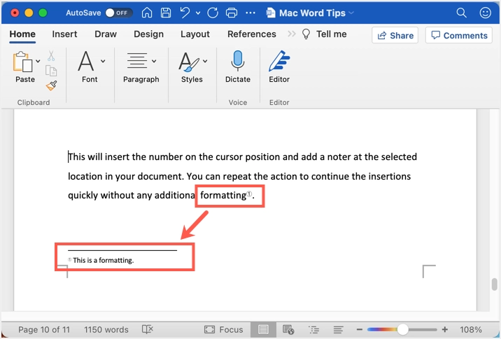 how to check autosave in word for mac