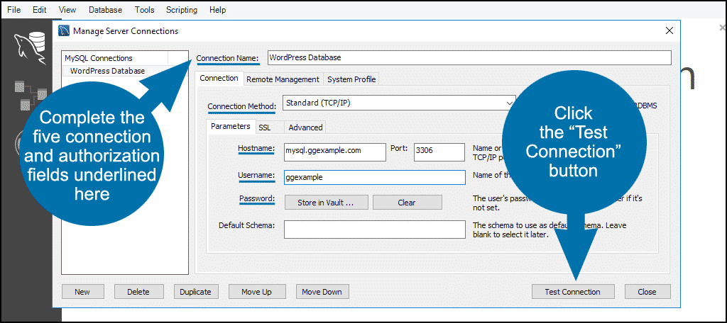 image in mysql database workbench